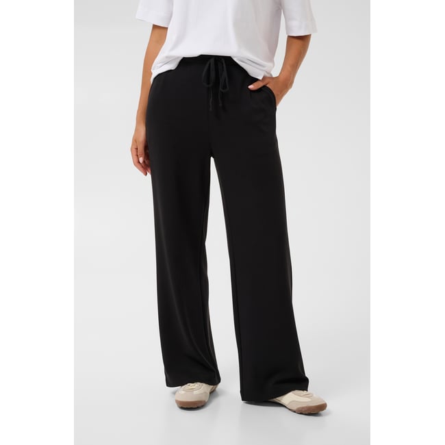 Pantalon casual noir <span itemprop=