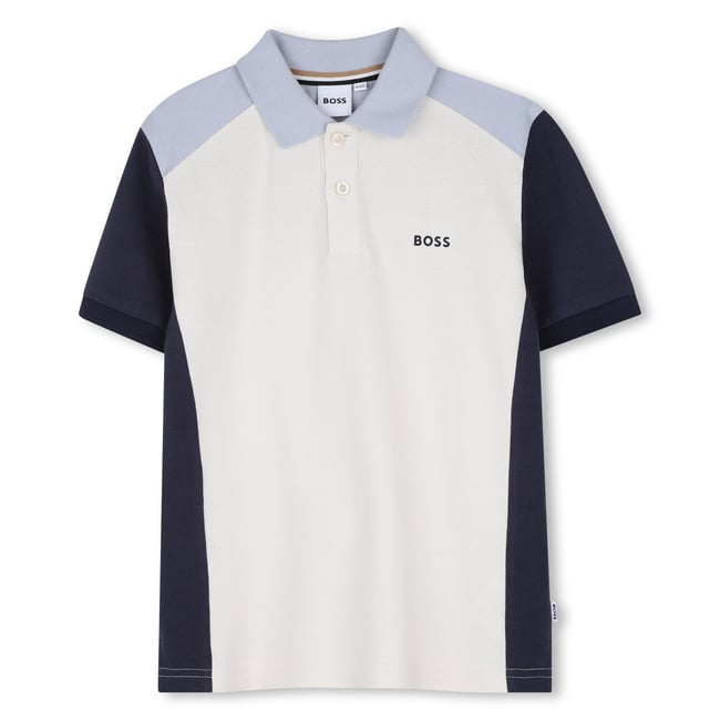 Polo manches courtes ivory <span itemprop=