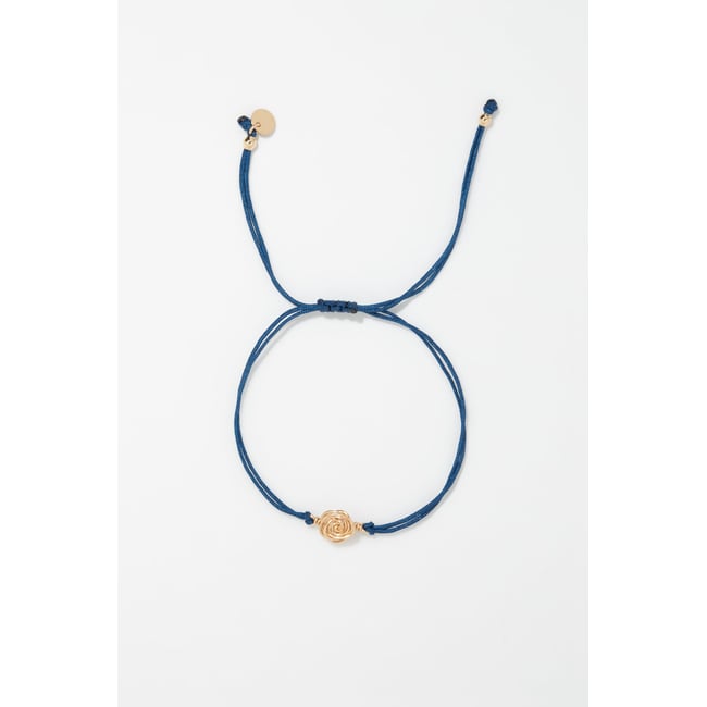 Bracelet cordon Rosa - Bleu bleu <span itemprop=