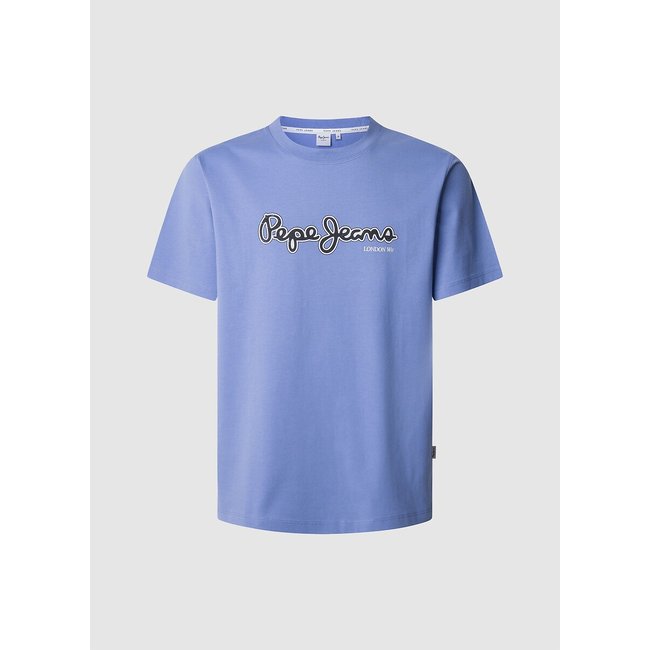Футболка с логотипом Dorian синий PEPE JEANS
