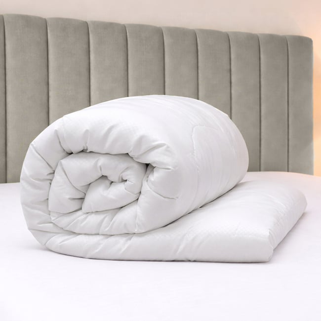 Super Soft Microfibre 4.5 Tog Duvet, white, BIANCA FINE LINENS