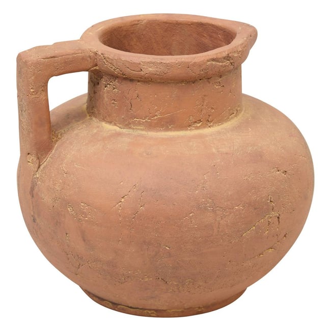 Vase jarre antique en terre cuite ROMIA Couleur terracotta <span itemprop=