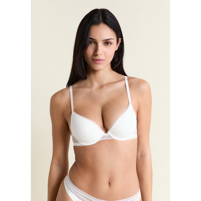 Soutien-gorge N.2 - Le push-up plongeant avec détails en dentelle PURE DREAM - ETAM
