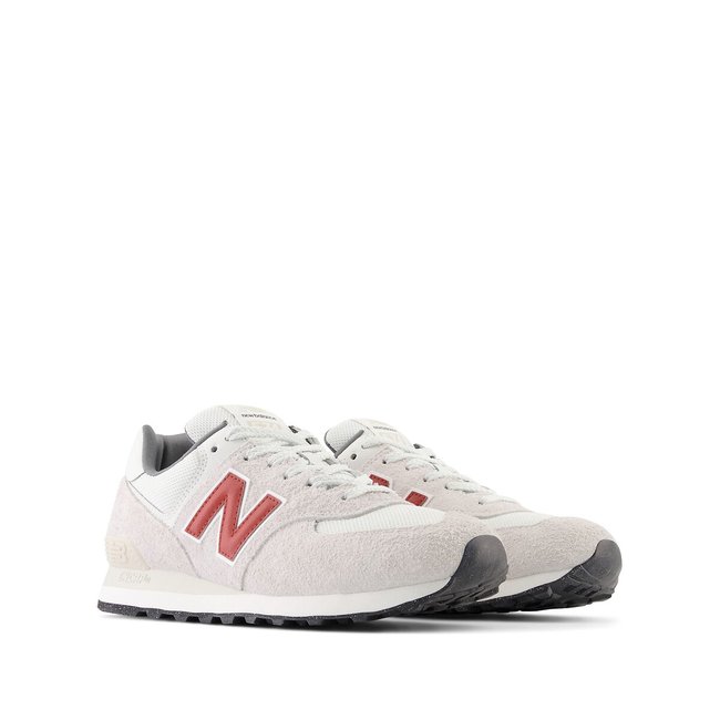 Red suede new balance deals