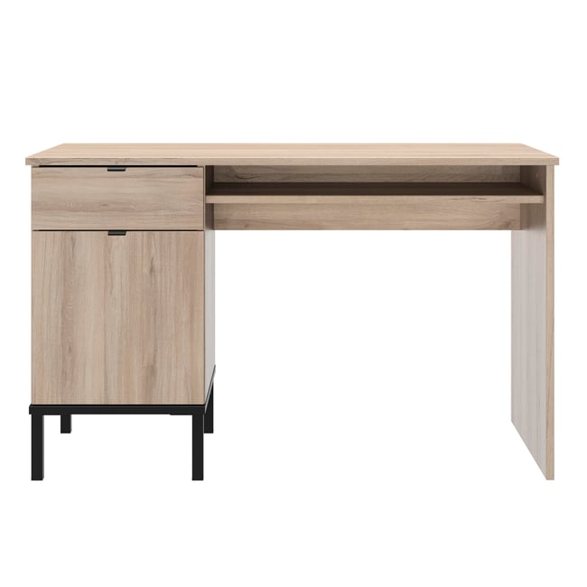 Bureau et avec rangement Couleur beige <span itemprop=