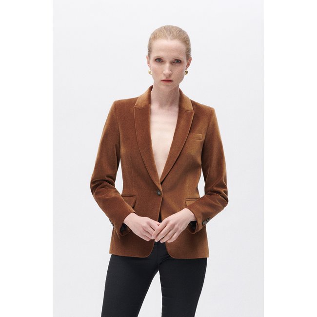 Veste cintrée en velours AURORA - CAROLL