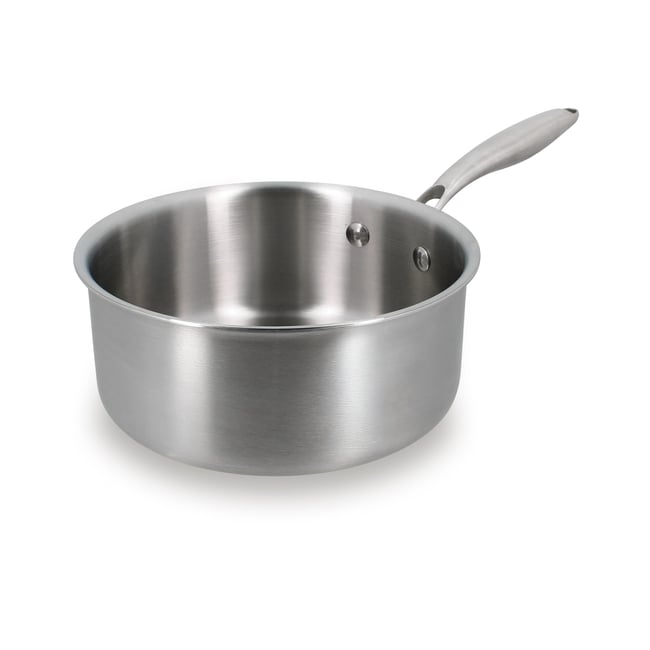 Casserole 18cm en acier inoxydable, TRINOX inox <span itemprop=
