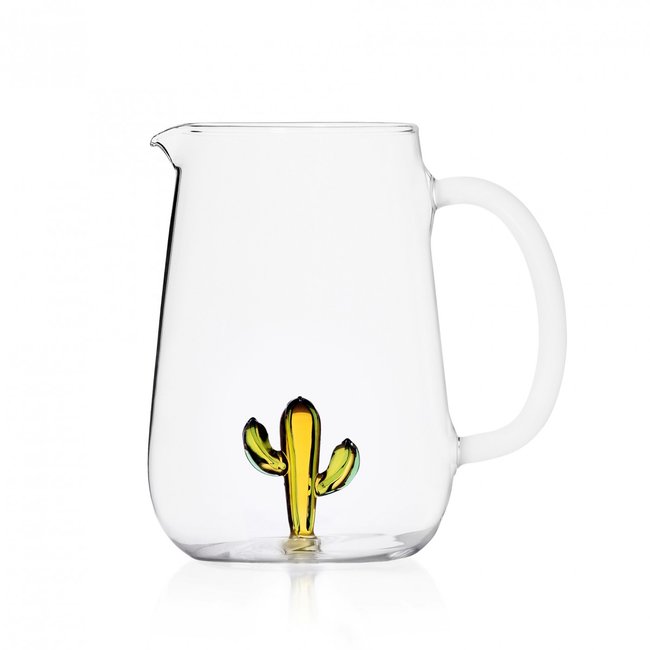 Carafe Cactus Green Amber 175 cl Couleur transparent <span itemprop=