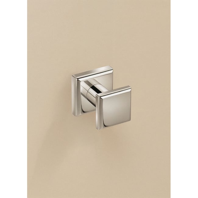 Patère avec vis ou adhésif KUBIC|KUBIC CLASS Couleur chrome <span itemprop=