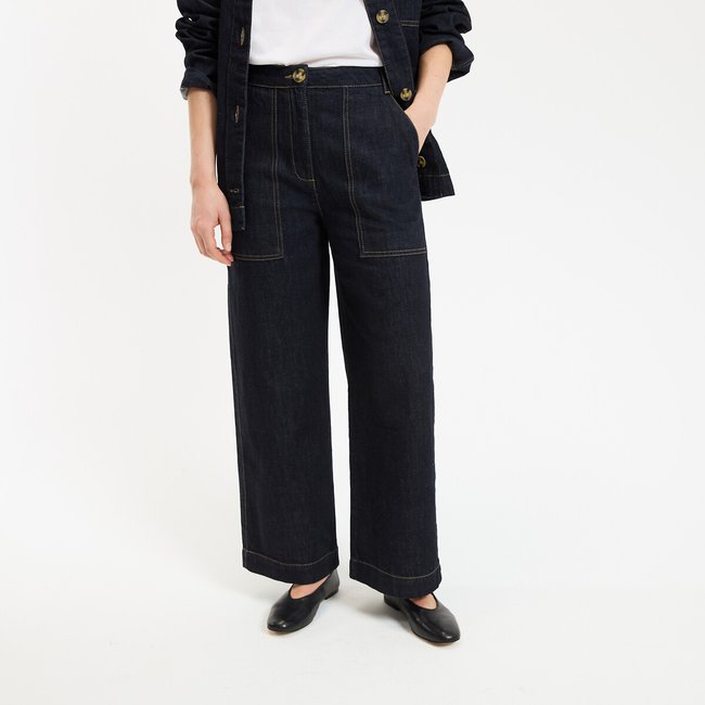 Jean large 7/8 ème style workwear - LA REDOUTE COLLECTIONS