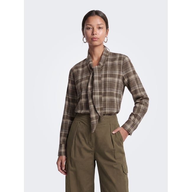 Chemise marron - slate black <span itemprop=