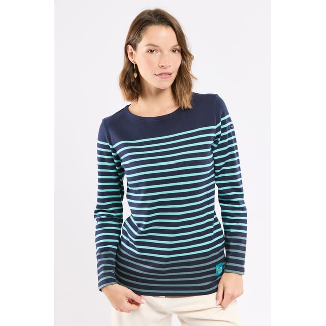 Marinière bicolore en coton épais - ARMOR-LUX