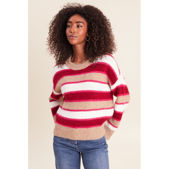 Pull col rond rose <span itemprop=