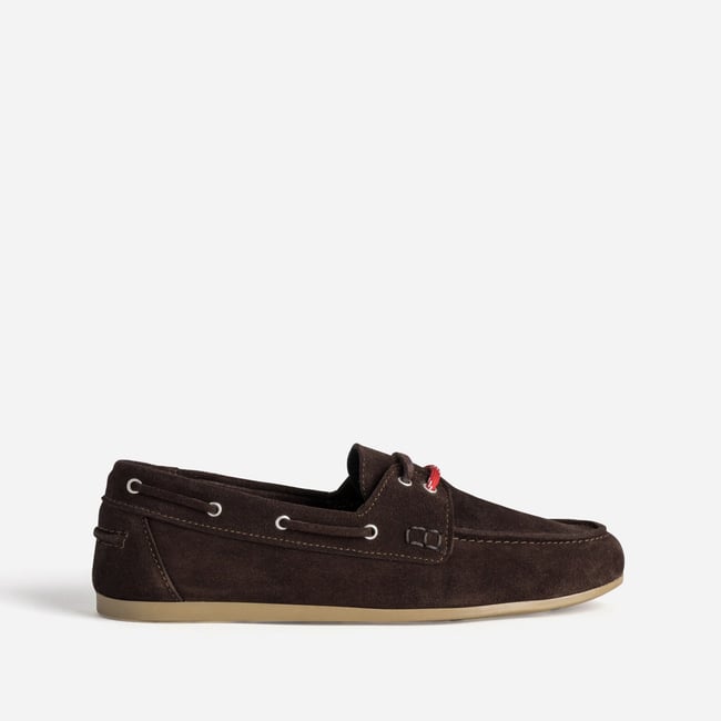 Derby en cuir GENTILLE chocolat <span itemprop=