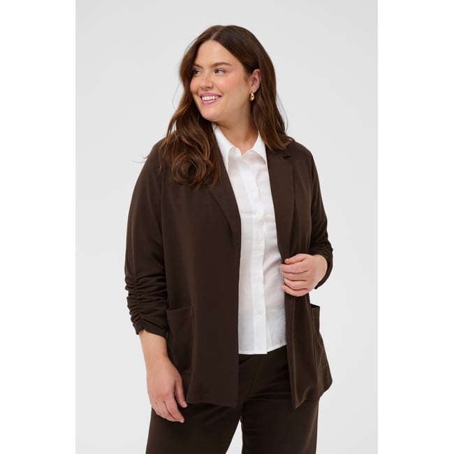 Blazer marron coffee bean <span itemprop=