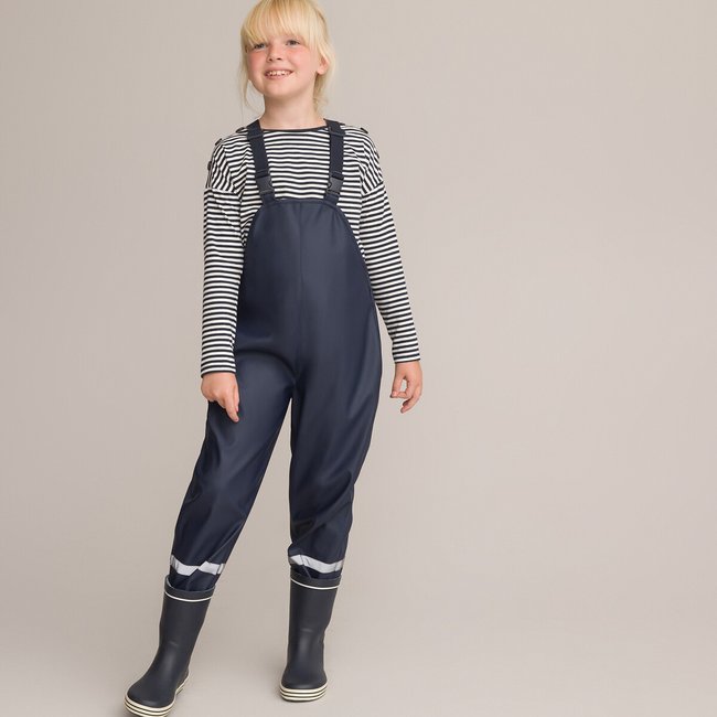 Pantalón con tirantes azul marino <span itemprop=