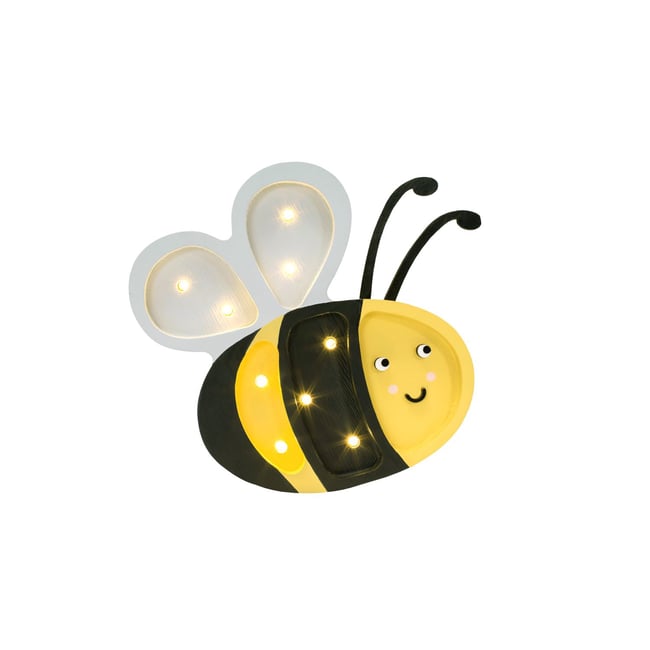 Lampe Veilleuse Abeille jaune <span itemprop=