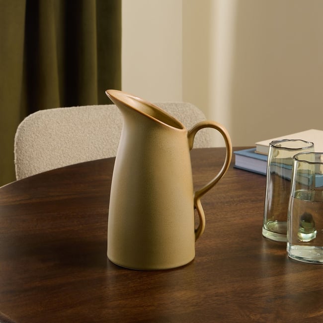 MADE.COM Dinis Pitcher Jug, yellow, MADE
