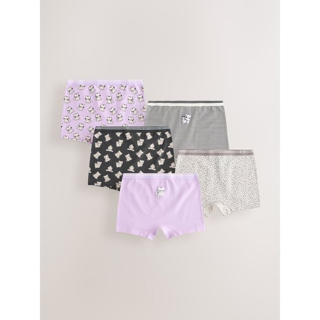 Shorty, lot de 5 panda <span itemprop=