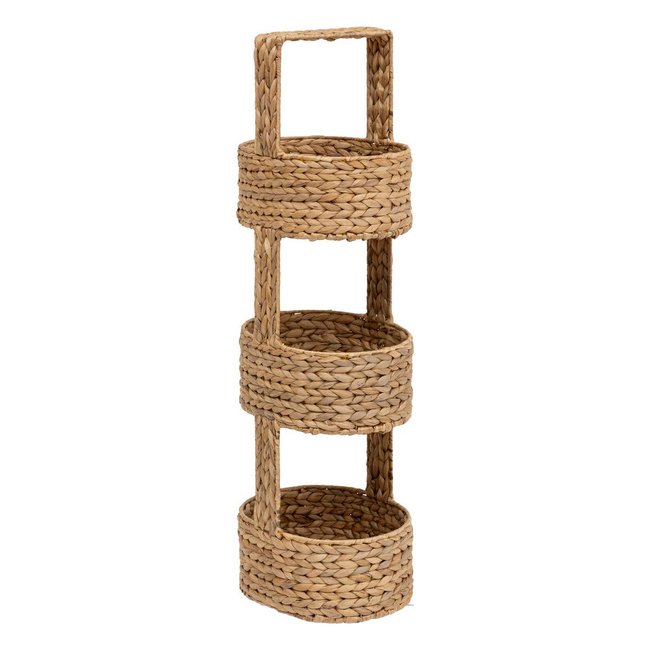Étagère 3 paniers SERENA Couleur beige <span itemprop=