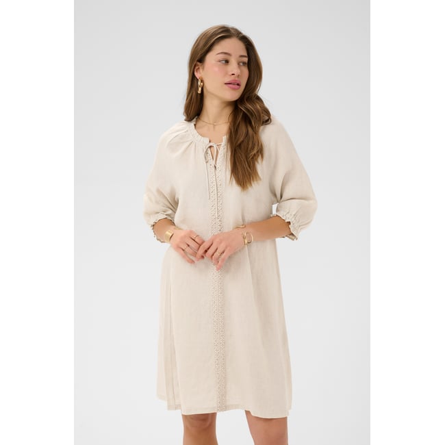 Robe beige crispy sand <span itemprop=