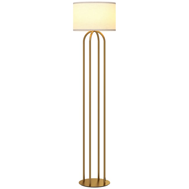 Lampadaire Métal Or Couleur jaune <span itemprop=
