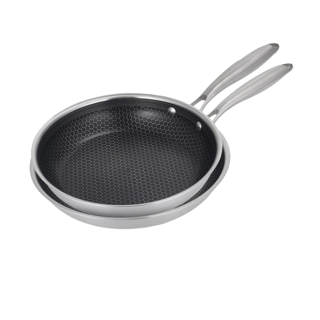 Set de 2 poêles 24/28cm triplex - 