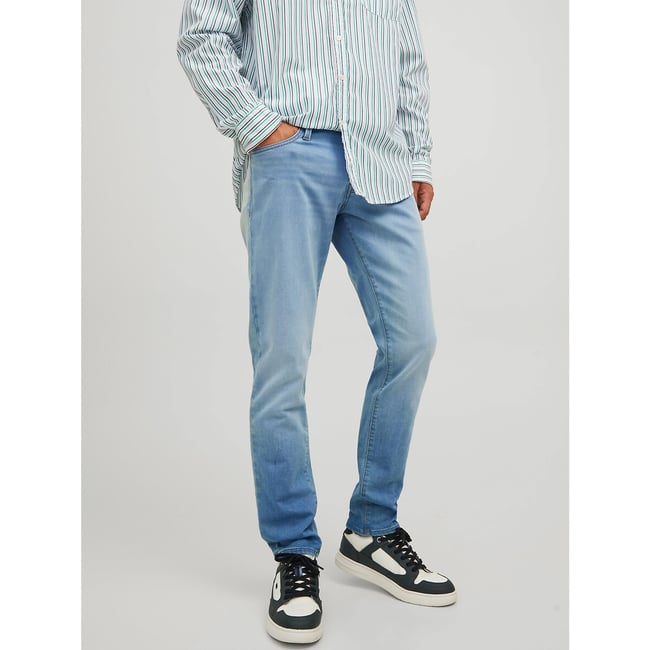Jean slim Glenn bleu jean <span itemprop=