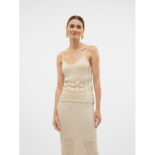 Pull En Maille VMNEWVERENA Top birch <span itemprop=
