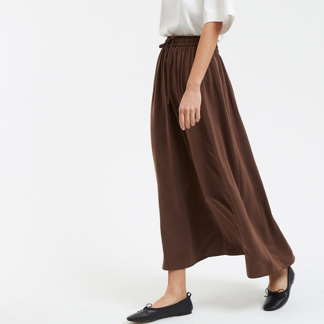 Gonna lunga e fluente con elastico in vita - LA REDOUTE COLLECTIONS