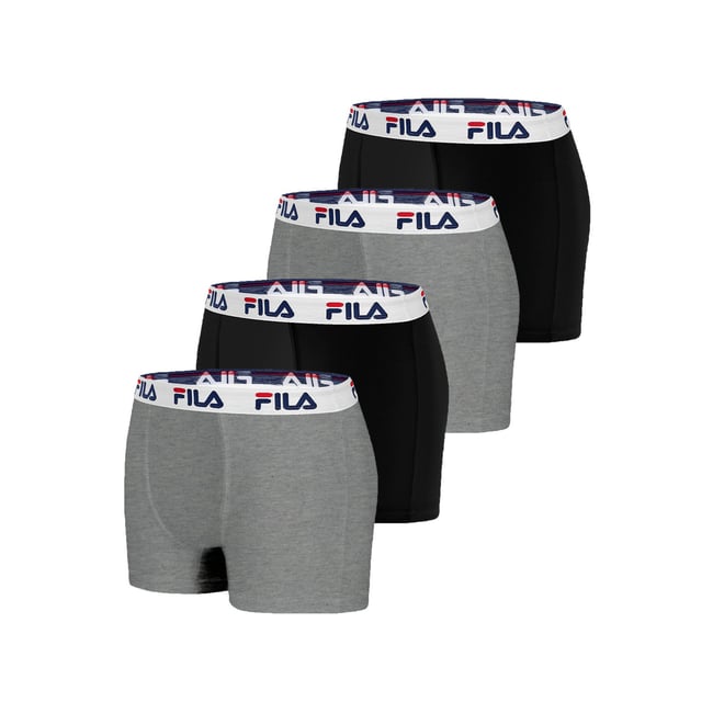 Lot De 4 Boxers Coton Uni Fu5016 - FILA