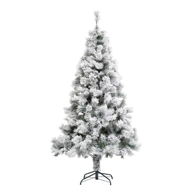 SAPIN WINDY PEAK FLOQUE 300CM Couleur blanc <span itemprop=
