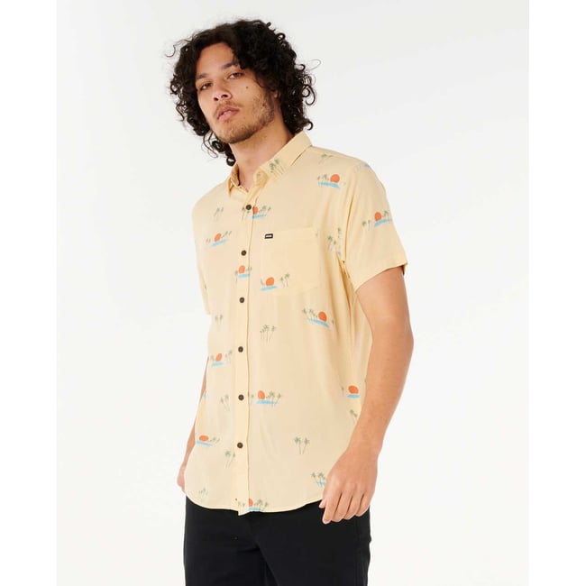 Chemise AOTS - CODY WELSH S/S SHIRT kaki clair <span itemprop=