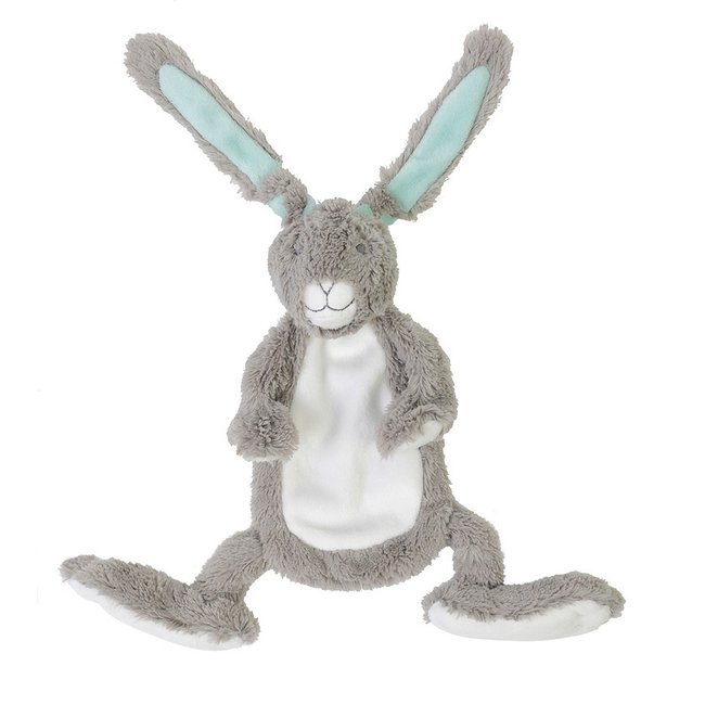 Doudou Lapin Twine gris 20 cm multicolor <span itemprop=