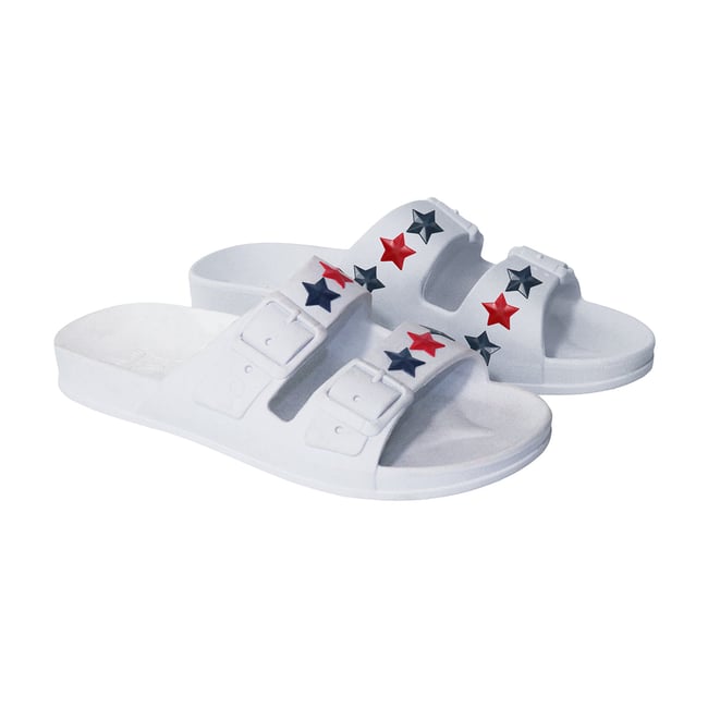 Sandales plates Enfant ILHA BELA blanc <span itemprop=