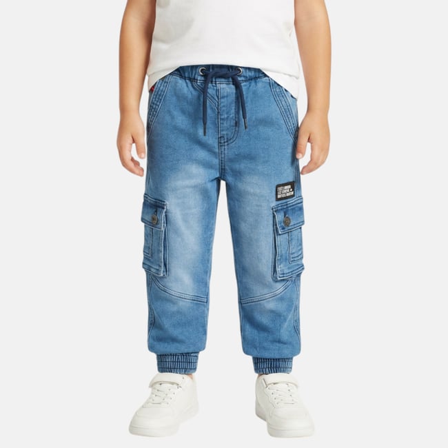 Jean cargo taille élastique à cordon, coupe décontractée CARGO KID - LEE COOPER