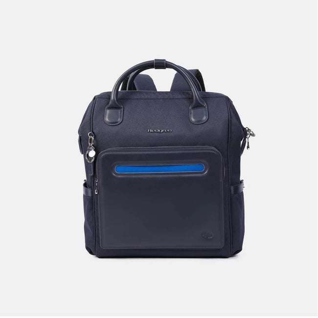 Sac à dos grand volume travail ordinateur sécurisé peacoat blue <span itemprop=