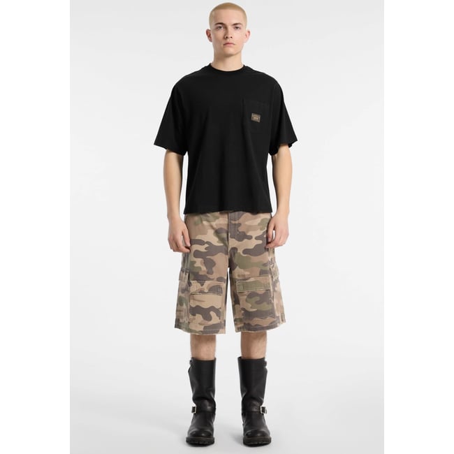 Short Cargo En Twill camouflage <span itemprop=
