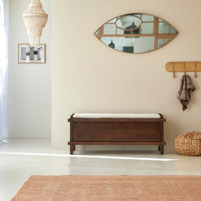 Rangement chaussure en Manguier massif, ARKO Couleur marron <span itemprop=