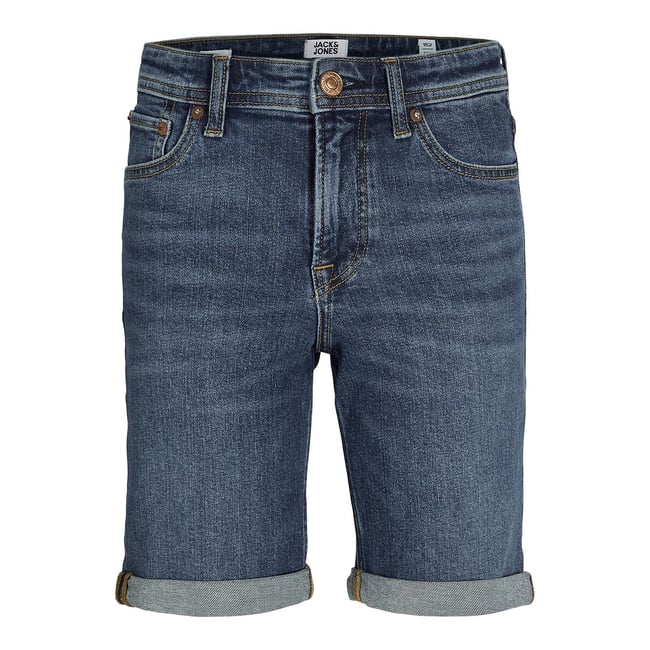 Short en jean  denim bleu <span itemprop=