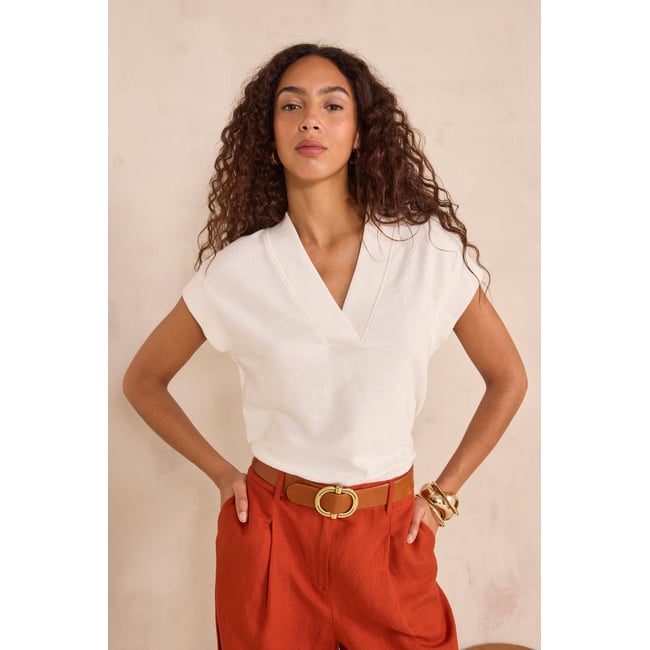 T-shirt manches courtes en coton LYS - Maison 123