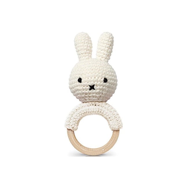 Hochet anneau de dentition Miffy - JUST DUTCH