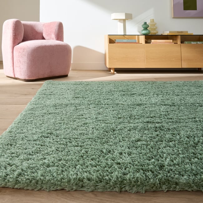 Tapis shaggy, aspect laineux, MELLOW - LA REDOUTE INTERIEURS
