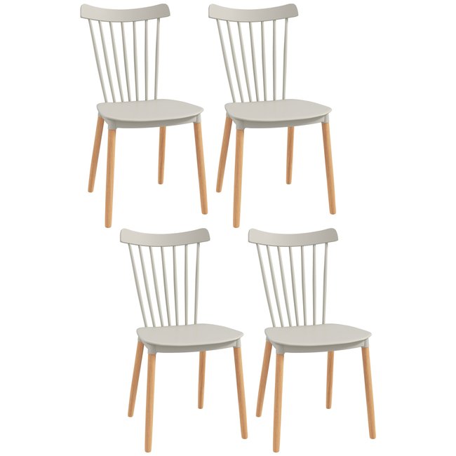 Chaise de salle à manger PP Gris gris, naturel <span itemprop=