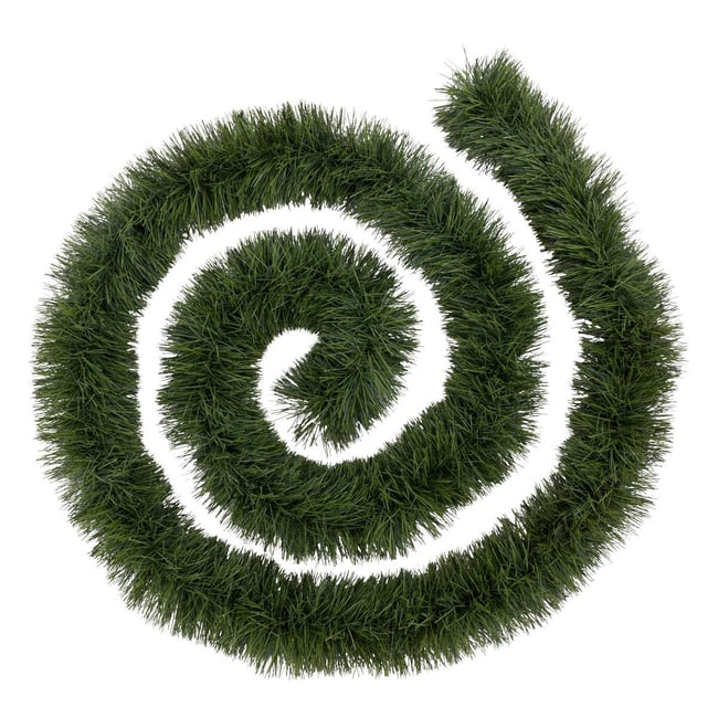 Guirlande boa longue 20 cm x 5m 6 plis vert Couleur vert <span itemprop=