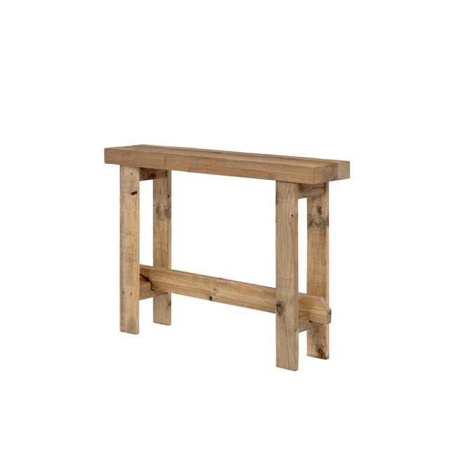 Console étroite en sapin massif - ZINEK Couleur marron <span itemprop=