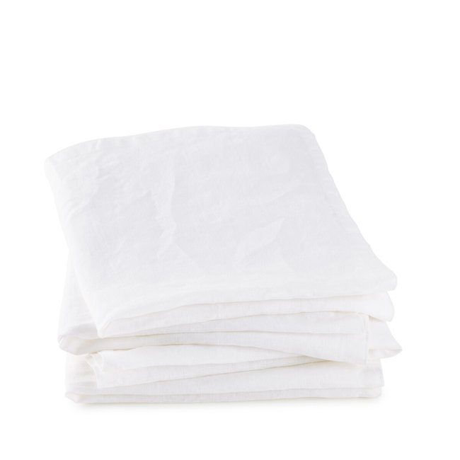 4er-Pack Servietten Victorine, gewaschenes Leinen - LA REDOUTE INTERIEURS