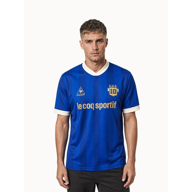 Maillot de foot relax Le Coq Sportif x Maradona LCS CUP bluing/bluing intense <span itemprop=