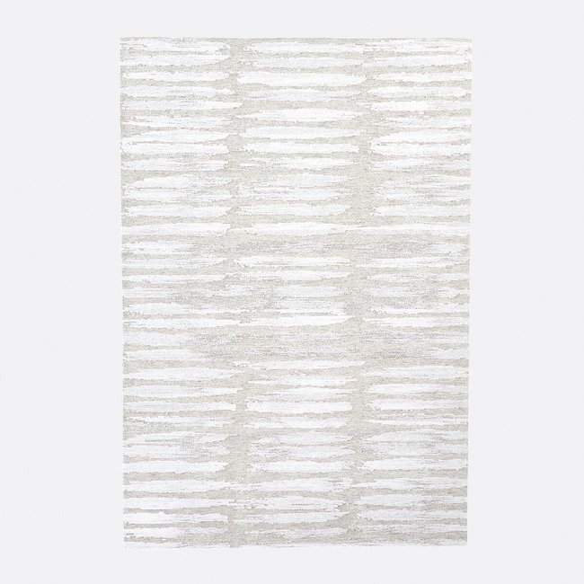 Flachwebteppich Opale mit grafischem Muster beige <span itemprop=