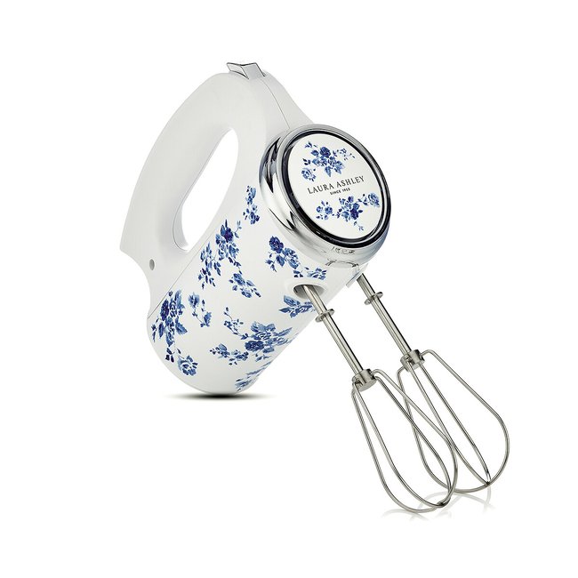 Laura Ashley Stainless Steel Hand Mixer - VQSBSMR57, white, LAURA ASHLEY